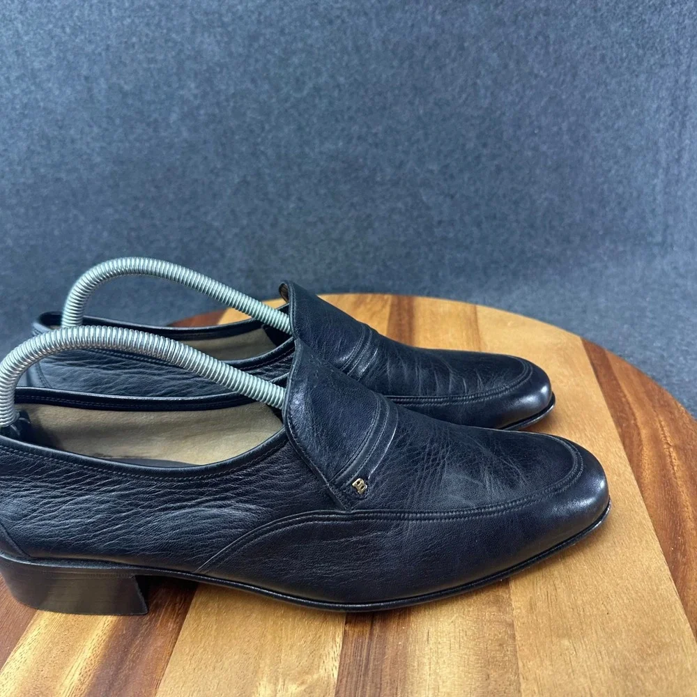 Bally of Switzerland Continentals Sligo Black Leather Loafers Mens 9N 518599